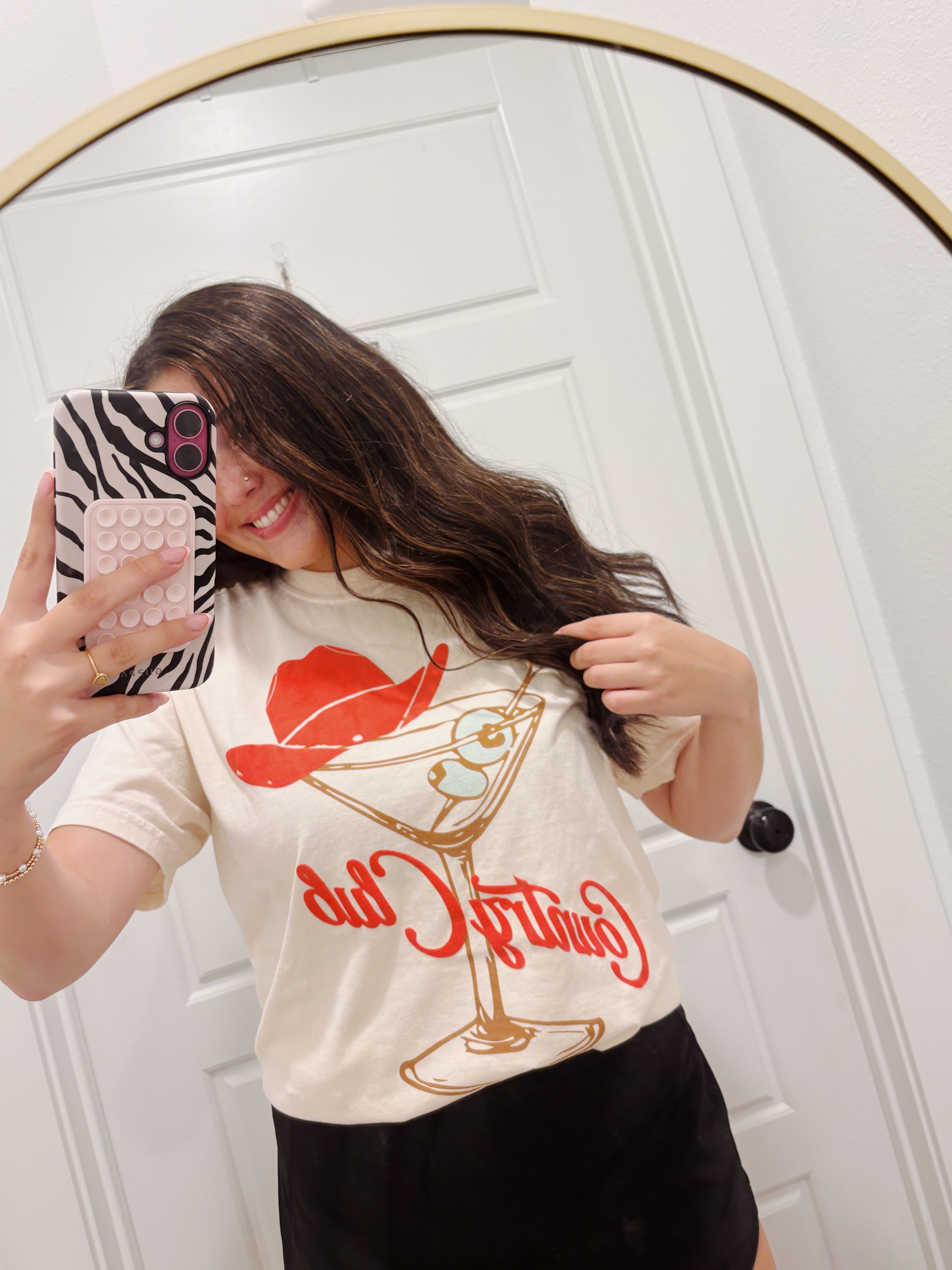 Cowboy Country Club Martini Tee